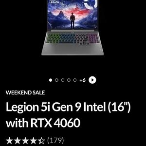 Lenovo Legion 5i Gen 9 Intel Laptop - Black